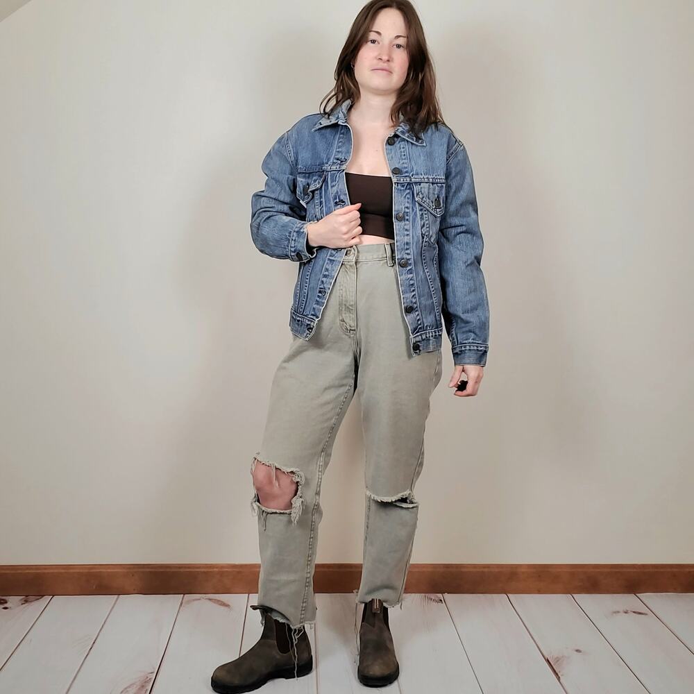 Vintage 70s 80s Levi's Type 3 Denim Trucker Jacket Medium Wash